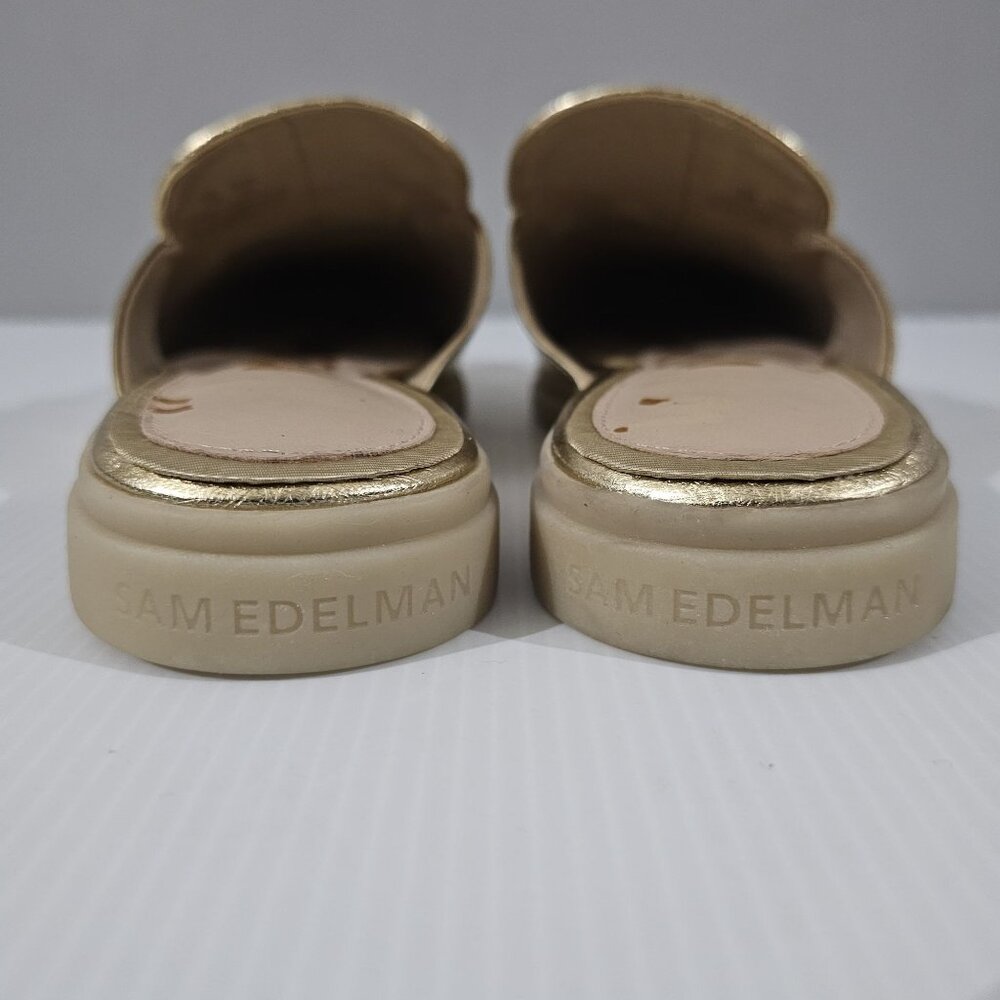 Sam Edelman Gold Mules - Picture 7 of 13